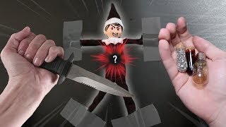 CUTTING OPEN EVIL ELF ON THE SHELF DOLL AT 3 AM!! (WHAT'S INSIDE ELF ON THE SHELF)