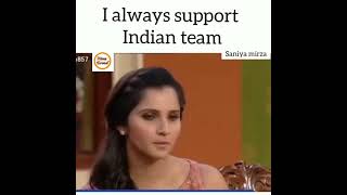 Sania Mirza Openly Shows Her Support With Indian Cricket Team |Whatsapp Status|Pakistani Celebrities