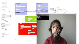 FaceOSC Test (4 parameters)