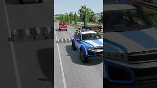 Cars vs Big Speed Bump - BeamNG.Drive