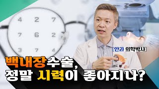 백내장 수술의 진실, 수술 후 정말 시력이 좋아질까?