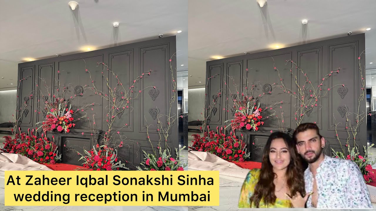 Sonakshi Sinha Zaheer Iqbal Wedding Reception Decoration In Mumbai Soon ...