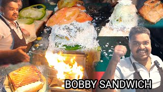 Famous Bombay Sandwich |indias Fastest fire Sandwich in Kolkata | The grilled Sandwich Man |