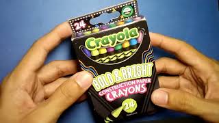 [REVIEW] Crayola Bold \u0026 Bright Construction Paper Crayons