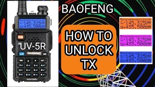 How to Unlock Baofeng UV-5R