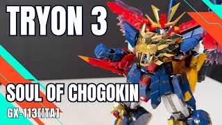 Recensione Gundam Tryon 3 Soul of Chogokin GX-113 della Bandai