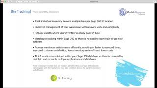 Bin Tracking for Sage 300 - Demo Webinar