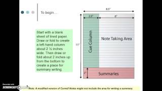 Test Video Using Cornell Notes PPT