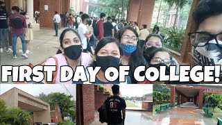 MY FIRST DAY OF COLLEGE VLOG! | JIIT NOIDA 62 CAMPUS TOUR!