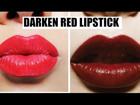 DARKEN A RED LIPSTICK | New Year's Tip DARKEN A RED LIPSTICK | New Year's Tip