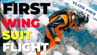 Learning to fly WINGSUITS | jump 1-4 progression : VLOG #153