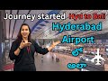 Travel Vlog || Hyd to Bali Journey Start || Hyderabad Airport Lounge || @swapnavaitla