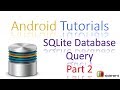 165 Android SQLite INSERT Part 2 |