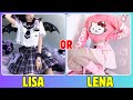 Lisa or Lena #24 🔥 | KUROMI vs HELLO KITTY 💜💗 | WHAT WOULD YOU CHOOSE? #lisa #lena #lisaorlena