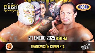 CMLL DESDE LA ARENA COLISEO DE GUADALAJARA: 21 DE ENERO 2025