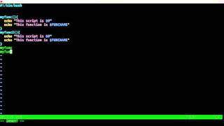 What Function am I Running Linux Shell Script Tutorial