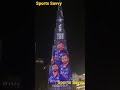 India Cricket Jersey on Burj Khalifa|Proud Moment|Billion Cheers Jersey #T20WorldCup2021 #GameDikha