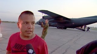 Military aircraft help evacuate residents from Manitoba First Nation as wildfires approach