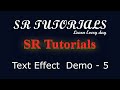 Text Shadow Effect | Demo - 5 | Css | SR Tutorials