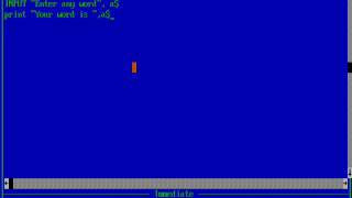 QBASIC TUTORIAL 4 USE OF $ SIGN IN ENGLISH