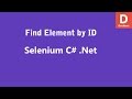 Selenium C# Find Element by ID