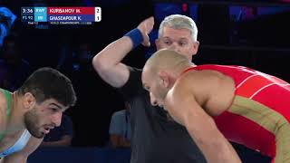 Magomed Guseynovitch KURBANOV (RWF) vs. Kamran Ghorban GHASEMPOUR (IRI)