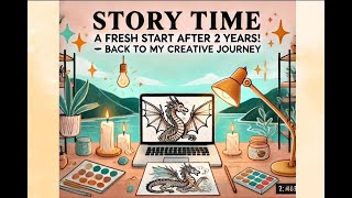 Story time: A Fresh Start After 2 Years!🎉 back to my creative Journey