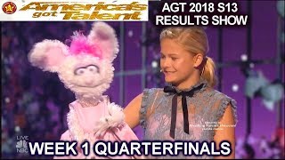 DARCI LYNNE RETURNS TO AGT  with Petunia QUARTERFINALS 1 America's Got Talent 2018 AGT