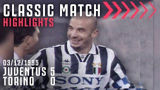 Juventus 5-0 Torino | Gianluca #Vialli Scores Hat-Trick In Dominant Derby | Classic Match Highlights