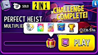 2 Solo multiplier madness perfect heist solo challenge | match masters | medness solo today