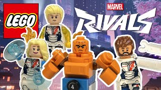 I Made the Fantastic Four from Marvel Rivals in LEGO!