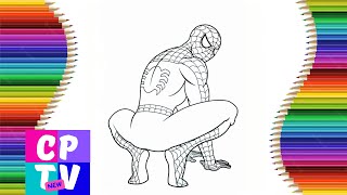 Spiderman Coloring Pages/ How to Color Superhero/ Elektronomia & RUD - Rollercoaster [NCS Release]