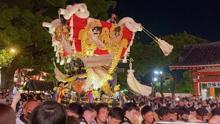 百舌鳥本町ふとん太鼓 -百舌鳥八幡宮月見祭2022-宮入 | 令和4年9月10日