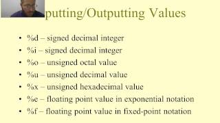 Intro to C Programming - Reading Input
