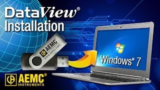 AEMC® - DataView® Installation Procedure - Windows 7