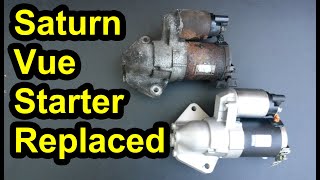 Starter Replacement For Saturn Vue \u0026 Chevy Equinox 2004 - 2007