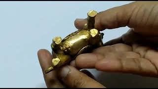 Aadhyathmik Wish Fulfilling Kamadhenu Surabhi Idol in Brass 3Inch 250grams - S953487