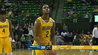 Jayden Nunn 25 Points, 4 Assists vs UMKC | Full Highlights for Baylor 11-14-23