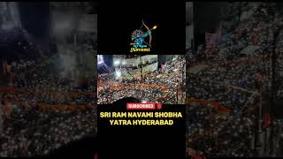 Large gathering #Hindus ram navmi Shobha Yatra Hyderabad #sanatandharma #jaishriram #bhajanstatus