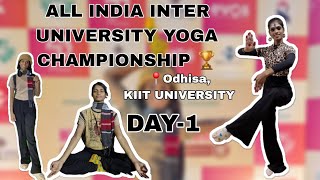 DAY-1 #ALL #INDIA #INTER #UNIVERSITY #YOGA CHAMPIONSHIP 2024 #Odhisa #Bhuwaneswar  #KIIT UNIVERSITY