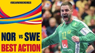 Amazing save by Palicka against Joendal | Day 11 | Men's EHF EURO 2020