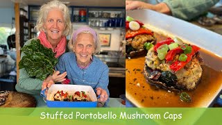 Stuffed Portobello Mushroom Caps