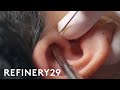 This Cartilage Piercing Has Almost Zero Aftercare | Macro Beauty | Refinery29