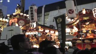 熊谷うちわ祭り2013　駅前初叩き合い