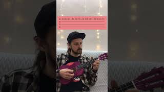 Happy Birthday to You on Ukulele with Tabs