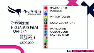 2025 Post Position Draw for the Pegasus World Cup Filly \u0026 Mare Turf (G2)