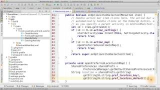 Add Map Location Intent Solution - Developing Android Apps
