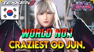 Unbeatable JUN KAZAMA: PTJ Craziest Gameplay \u0026 OD Combos In Tekken 8!