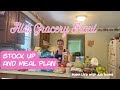 Aldi grocery haul / Stockpile / With Menu Plan @momlifewithadrienne1832