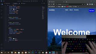 ASMR Programming - Responsive Navbar - No Talking
